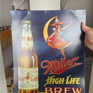 High Life Vintage Metal Sign